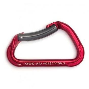 Mosquetón Asimétrico Curvo Montgrony Bent Fixe Rojo