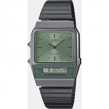 Casio Vintage AQ-800ECGG-3AEF Unisex Analógico-Digital Negro Acero Reloj de Pulsera