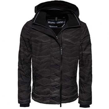 SUPERDRY Hooded Arctic Print Pop Zip Windcheater