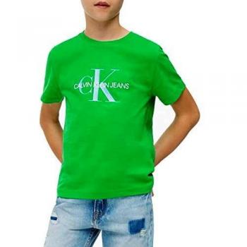 Calvin Klein T-Shirt IB0IB00136 Bambino Verde 6