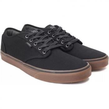 Vans Atwood Men's Black Lace-Up Athletic Sneakers (12 oz Canvas)