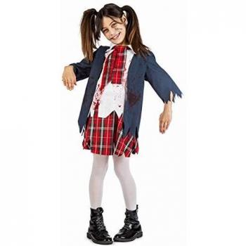 Disfraz Colegiala Zombie Talla 5-6 Años Tamaño Infantil