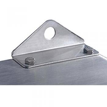Rittal SZ 2505.510 Wall Mounting Corner for Cabinet Mounting, Steel Plate, RAL7035, Quantity: 4 pcs