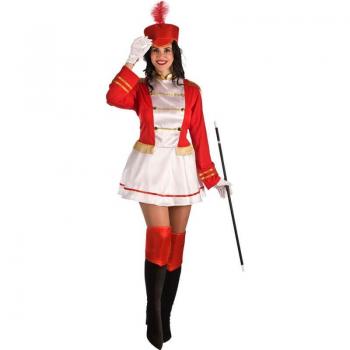 Disfraz de Majorette Roja para mujer