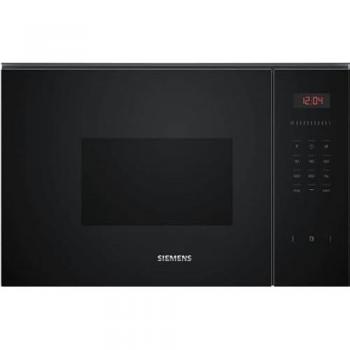 Microondas Encastrable Siemens iQ300 BE523LMB1F 20L 800W con Grill y Programas Automáticos