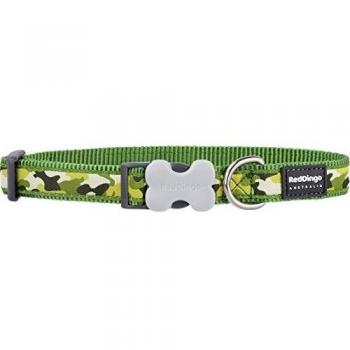 Red Dingo GmbH 9330725073234 Collar Perro Camuflaje, S, Verde