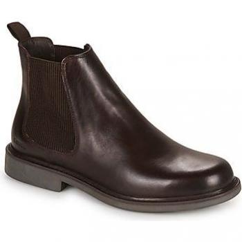 Botas Chelsea de piel para hombre Levi's Amos marrón