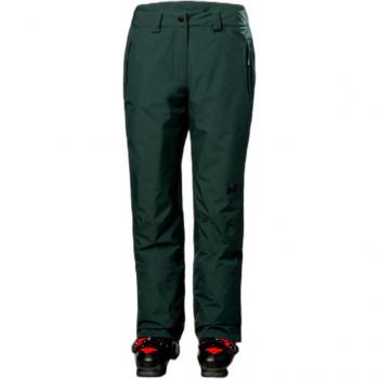Pantalón de esquí Helly Hansen Blizzard Insulated verde oscuro mujer - XL