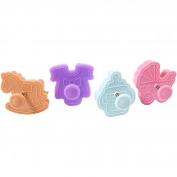 silikomart Set de 4 Cortapastas Tema niño