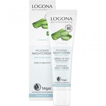 Crema de Noche Nutritiva Orgánica de Aloe Vera Logona 30 ml