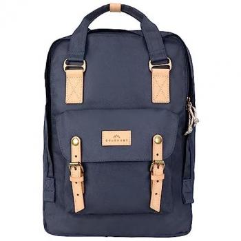 Doughnut Macaroon Large Reborn Series Backpack 15 Inches Navy