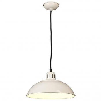 Lámpara colgante Franklin, crema, 1 colgante de techo Light Dome Crema, E27 - Elstead