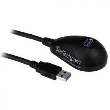 StarTech.com 5 ft Desktop USB 3.0 Extension Cable - A Male to A Female (USB3SEXT5DKB)