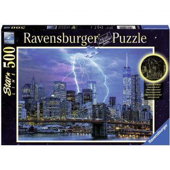 Puzzle Ravensburger Rayos sobre Nueva York - 500 piezas