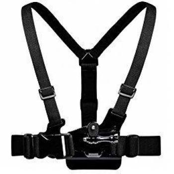 PNJ-Cam B11 - Arnés de fijación pectoral para videocámara compacta, color negro
