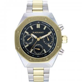 Radiant - Reloj de hombre RA628702 con correa bicolor en acero y detalles en oro