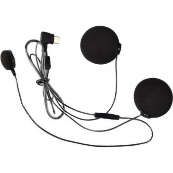 Intercomunicador Bluetooth FodSports M1S Pro para casco de motocicleta - Auriculares inalámbricos con altavoz y micrófono duro/suave