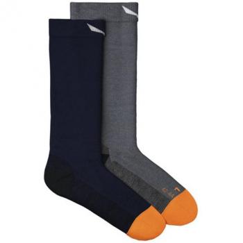 Salewa Calcetines Crew Mtn Trainer Multicolor 45-47 Azul Marino