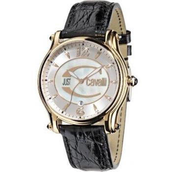 Just Cavalli Eclipse R7251168545 - Reloj de Mujer de Cuarzo, Correa de Piel Color Negro