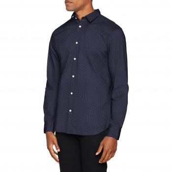 SELECTED HOMME Slhslimmoonie Shirt LS W Noos, Camisa para Hombre, Azul