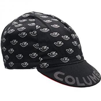 Gorra Unisex Vintage Cinelli Columbus Doves Negro para Ciclistas Fixie Retro, Talla Única