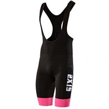SIXS A0SLPS-SFUFI Overol, Black/Pink, S Unisex Adulto