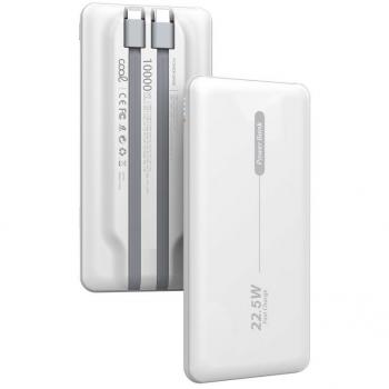 Batería Externa Universal Power Bank 10.000 mAh PD 22.5W (2 Conexiones) Blanca