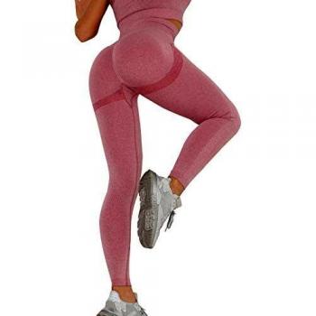 UMIPUBO Mujer Mallas Pantalones Deportivos Push up Yoga Leggings de Cintura Alta Pantalones Deporte para Fitness Running Elásticos y Transpirables