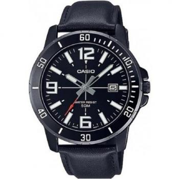 Casio Enticer Men's Analog Black Dial Quartz Watch (MTP-VD01BL-1B)