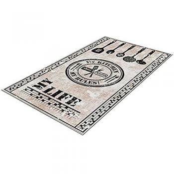 Alfombra de poliéster estampada 100 x 150 cm modelo MyRules multicolor