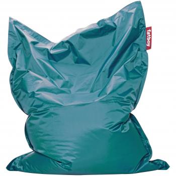 Fatboy® Original Puf Bean Bag en Nailon | Turquesa | Silla clásica Tipo Puff para Interiores, Cojines | 180 x 140 cm