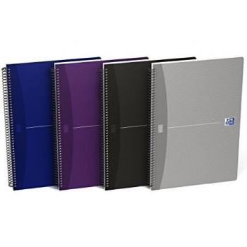 Oxford Essentials 100430139 - Pack de 5 cuadernos espiral, tapa blanda, 4º