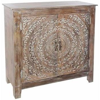 Aparador Shirel de 2 Puertas en Madera de Mango Atmosphera