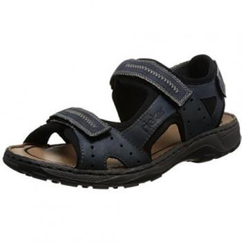Rieker 26061 Men's Walking Sandal - Navy - UK 10.5/45 EU