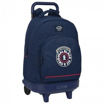 Mochila Escolar con Ruedas BlackFit8 Azul Marino 33x45x22cm