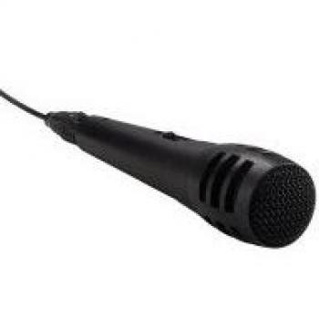 Velleman MIC11B micrófono Karaoke micrófono con Cable Negro - Micrófono