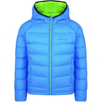 Dare 2b - Chaqueta Impermeable para niños con Capucha, Infantil, Color Athletic Blue, tamaño Talla 11-12