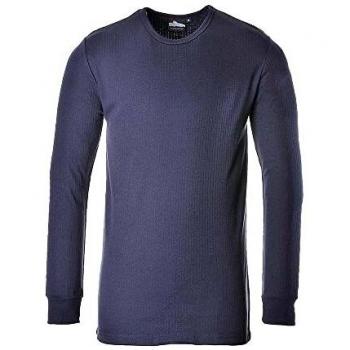 Camiseta Térmica de Manga Larga Portwest B123 Azul Marino 5XL