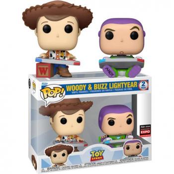 Toy Story Exclusive Funko Pop! 2-Pack: Woody & Buzz Lightyear