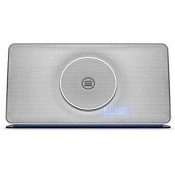 Bayan Audio | Soundbook X3 - Altavoz Portátil Inalámbrico con Bluetooth + Technología NFC + Radio FM - Plateado - 20W