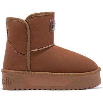 Botines Nórdicos D.Franklin para Mujer en Cuero Marrón, Modelo DFSH371004, Planos