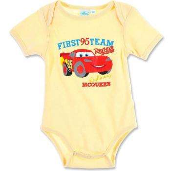 Body bébé garçon manches courtes Cars Jaune 23mois