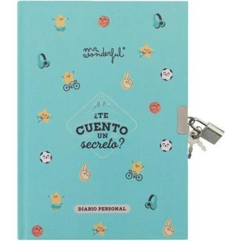 Diario Personal Mr Wonderful Te cuento un secreto - Álbum 21x2x14 Cms