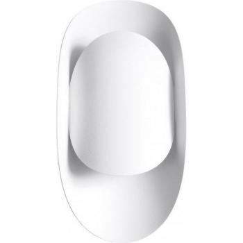Aplique Tear Up & Down de acero blanco con 1 bombilla de 30cm
