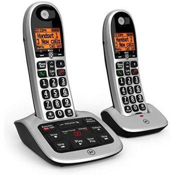 British Telecom BT4600 Advanced Nuisance Call Blocker - Twin Identificador de llamadas Negro, Color blanco - Teléfono