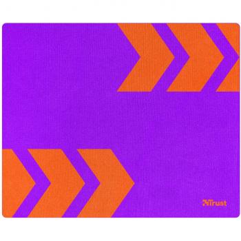 Trust Primo - Alfombrilla para ratón, Color Violeta y Naranja