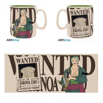 Taza Abystyle One Piece Zoro & Wanted 460 ml