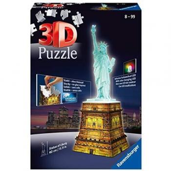 Ravensburger Statue of Liberty Night Edition 216 Piece 3D Jigsaw Puzzle