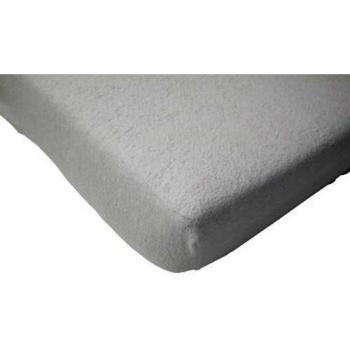 Jollein 550-507-00100 equipada terry lámina impermeable, 60 x 120 cm, color blanco