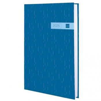 Finocam - Agenda Dynamic Porto 2025, encuadernada, tamaño Y11-165x240 mm, 1 día por página, enero 2025 a diciembre 2025 (12 meses), color azul, multilingüe